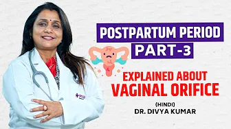  Postpartum Period explained about vaginal orifice |Thumbnail
